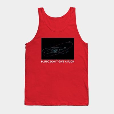 Pluto Dont Give A Fuck Tank Top Official Astronomy Merch