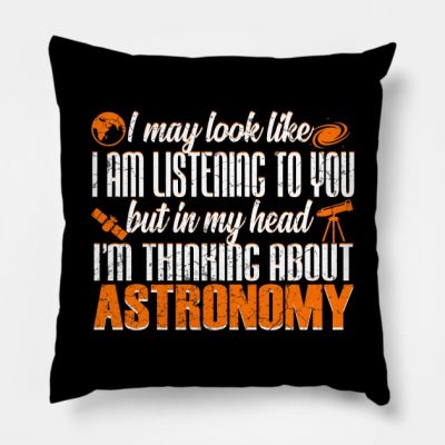 Funny Astronomy Throw Pillow Official Astronomy Merch