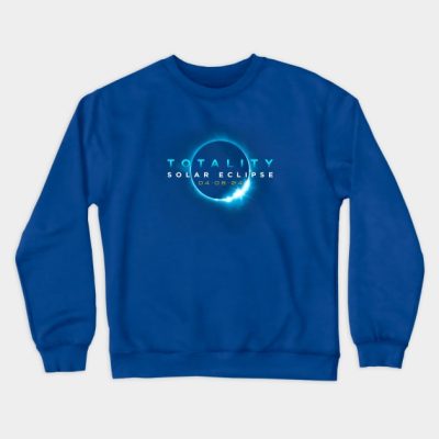 North American Total Solar Eclipse 2024 Totality 0 Crewneck Sweatshirt Official Astronomy Merch
