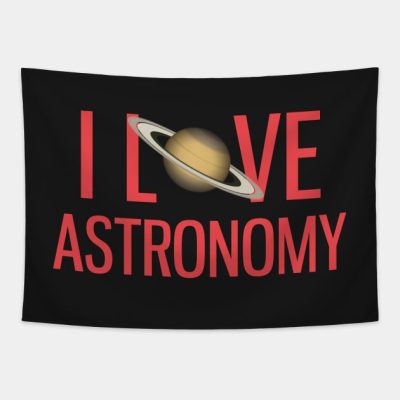 I Love Astronomy Tapestry Official Astronomy Merch