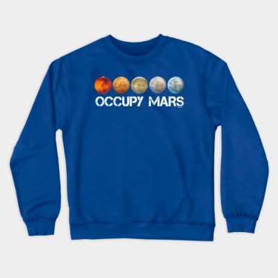Occupy Mars Terraform Crewneck Sweatshirt Official Astronomy Merch