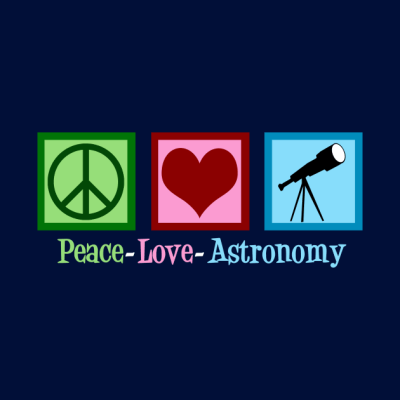 Peace Love Astronomy Tapestry Official Astronomy Merch