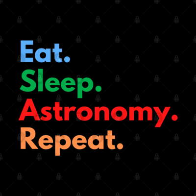 Eat Sleep Astronomy Repeat Tapestry Official Astronomy Merch