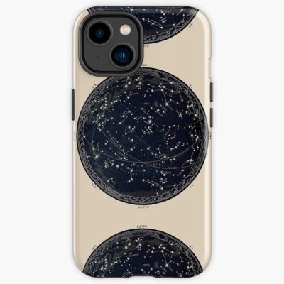 Antique Map Of The Night Sky, 19Th Century Astronomy Iphone Case Official Astronomy Merch