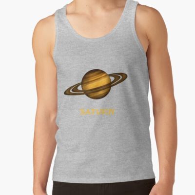 Watercolor Saturn Planet Astronomy Illustration Tank Top Official Astronomy Merch