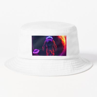 Neon Flying Astronomy Galactic Sojourn Bucket Hat Official Astronomy Merch