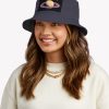 Saturn: Vintage Poster Illustration Of Celestial Beauty Bucket Hat Official Astronomy Merch