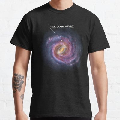 You Are Here - Astronomy Milky Way Solar System Galaxy Space T-Shirt Official Astronomy Merch