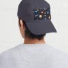 Floating Planets Galaxy And Stars - Pattern For Kids & Astronomy Lover Cap Official Astronomy Merch