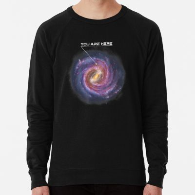 You Are Here - Astronomy Milky Way Solar System Galaxy Space Sweatshirt Official Astronomy Merch