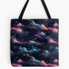 Galaxy - Space Pixel Art Pattern For Astronomy Lover, Fan Tote Bag Official Astronomy Merch