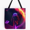 Neon Flying Astronomy Galactic Sojourn Tote Bag Official Astronomy Merch