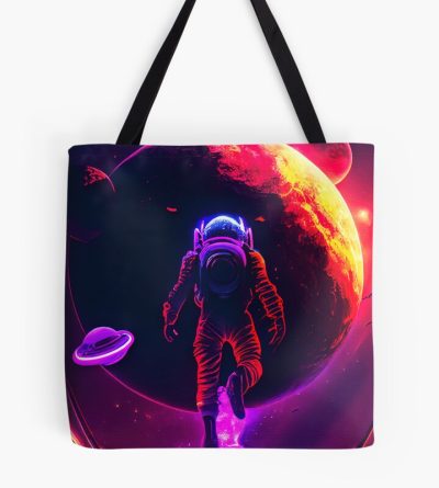 Neon Flying Astronomy Galactic Sojourn Tote Bag Official Astronomy Merch