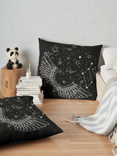 Lyra Constellation Astronomy Print Constellation Art Astronomy Gifts Vega Star Science Gifts Fo Her Throw Pillow Official Astronomy Merch