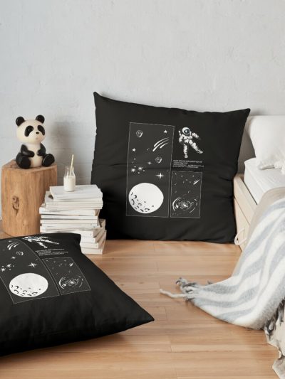 Deep Space Exploration Throw Pillow Official Astronomy Merch