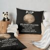 Rip Planet Pluto Throw Pillow Official Astronomy Merch