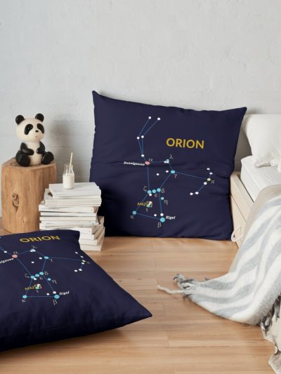 Constellation Of Orion Throw Pillow Official Astronomy Merch