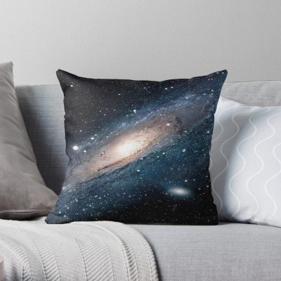 Milky Way Throw Pillow Official Astronomy Merch