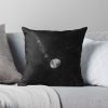 Space Moon Glow Throw Pillow Official Astronomy Merch