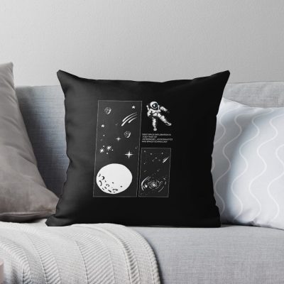 Deep Space Exploration Throw Pillow Official Astronomy Merch