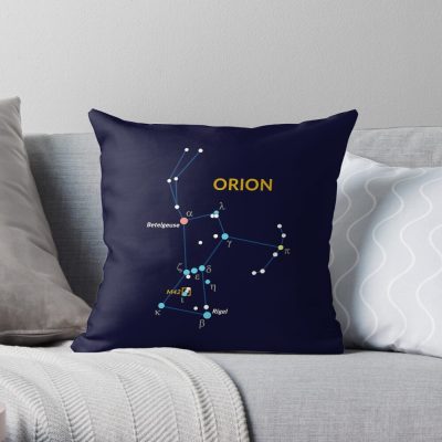Constellation Of Orion Throw Pillow Official Astronomy Merch
