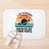 I Like Astronomy And Maybe Like 3 People, Retro Vintage Sunset Astronomy Quote Bath Mat Official Astronomy Merch