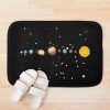 Planets Of Solar System Parade Bath Mat Official Astronomy Merch