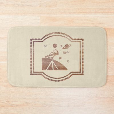 Astronomy Carved Wood Bath Mat Official Astronomy Merch