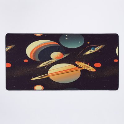 Vintage Retro Astronomy Illustration Mouse Pad Official Astronomy Merch