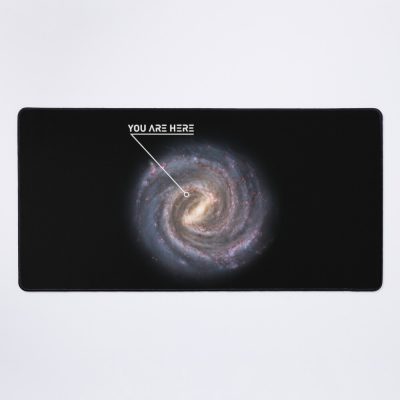 You Are Here Galaxy Astronomy Milky Way Space Scifi Mouse Pad Official Astronomy Merch
