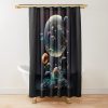 Globe Space Galaxy Shower Curtain Official Astronomy Merch