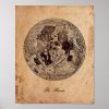vintage image moon astronomy antique paper poster r836798770cda4e39b25861042656481e wva 8byvr 1000 - Astronomy Gifts