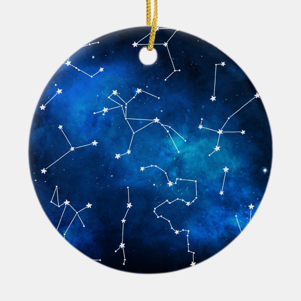 sky map constellation astronomy lover ceramic ornament - Astronomy Gifts