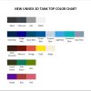 tank top color chart - Astronomy Gifts