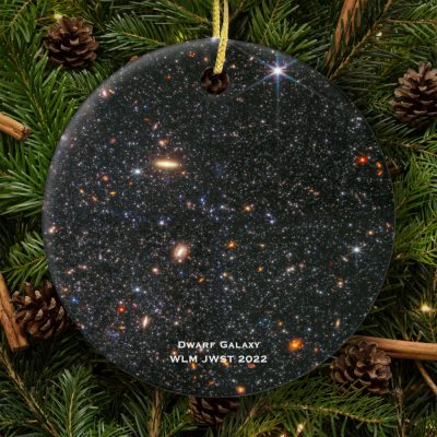 wlm james webb space telescope hi res christmas ceramic ornament r 8ipad7 1000 - Astronomy Gifts