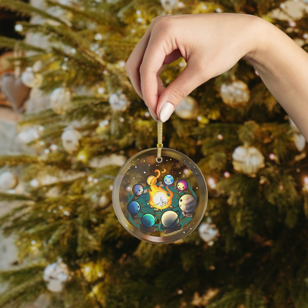 Planets Camping Ornament Christmas Solar System